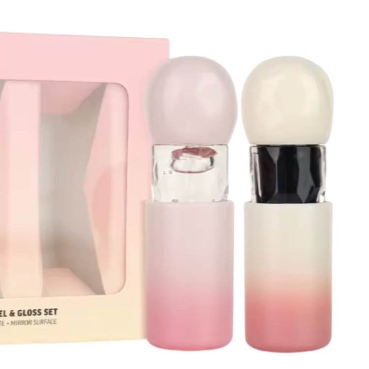 Private Label Gloss Moisturizing Lip Plumper Gloss Vegan Transparent Plumping Lip Oil Peel Off Lip Stain Set